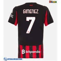 Fotballdrakt Dame AC Milan Santiago Gimenez #7 Hjemmedrakt 2025-26 Kortermet